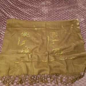 Authentic embroidered pashima scarf/ wrap
